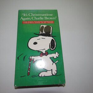 It’s Christmastime Again, Charlie Brown VHS – Peanuts Snoopy Holiday Special